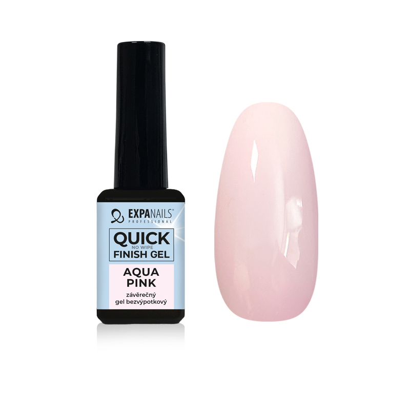 Quick Finish gel - Aqua Pink - 11 ml