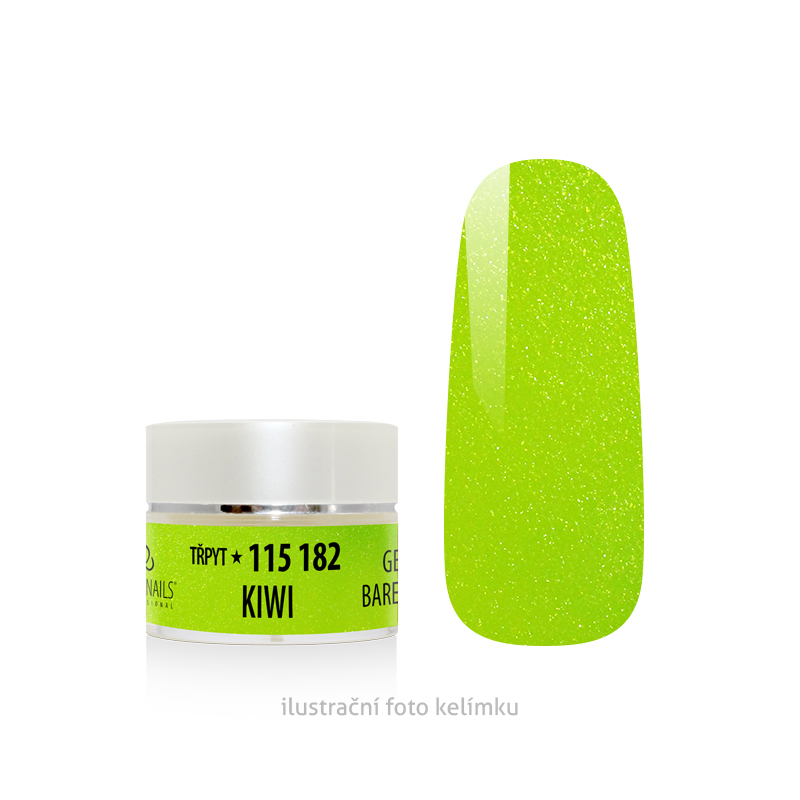 Barevný gel - KIWI třpyt - 5 g