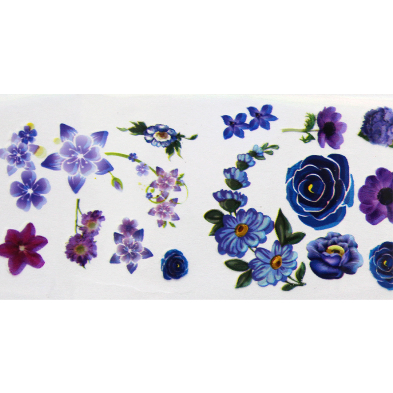 Fólie - Veselé květiny č.2 (4x100cm)