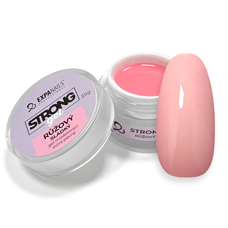 Strong gel modelovací - Růžový sladký 15 g