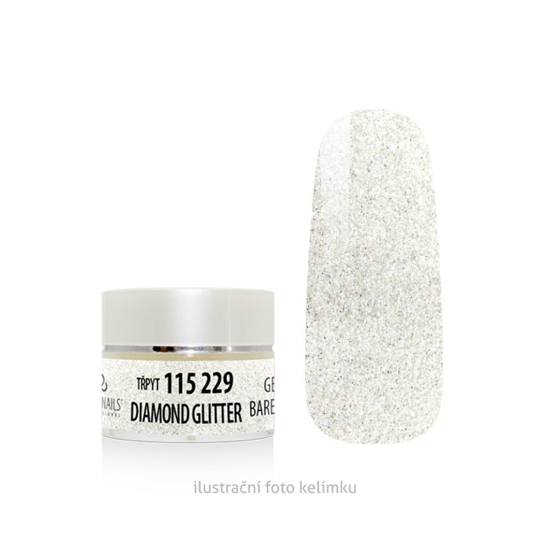 Barevný gel - DIAMOND glitter - 5 g