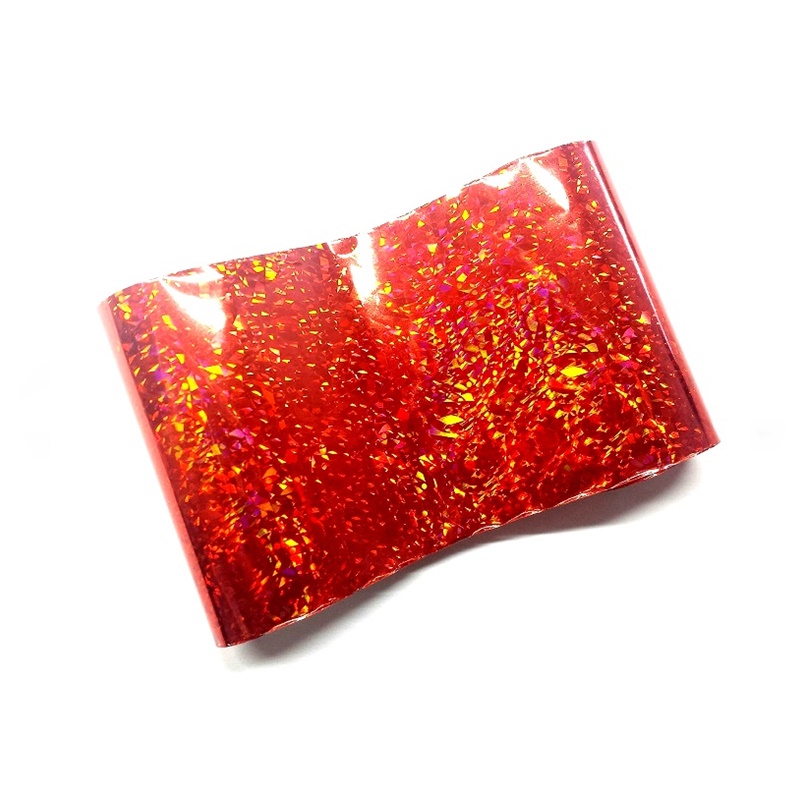 Fólie - Červená holograf č.3 - 100x6cm
