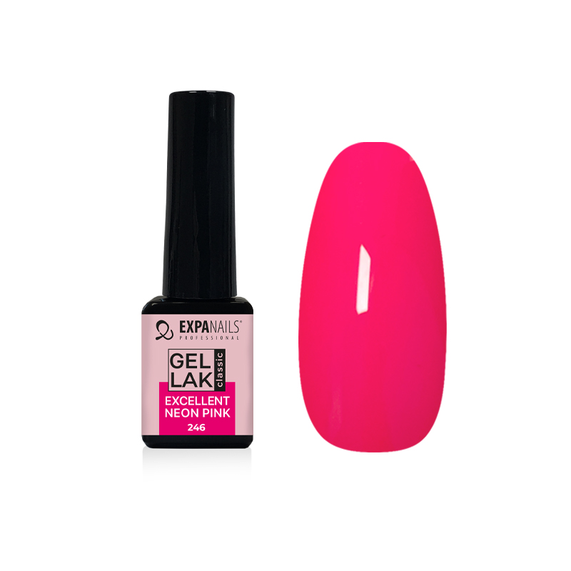Gel lak - Excellent Pink neon - 10 ml