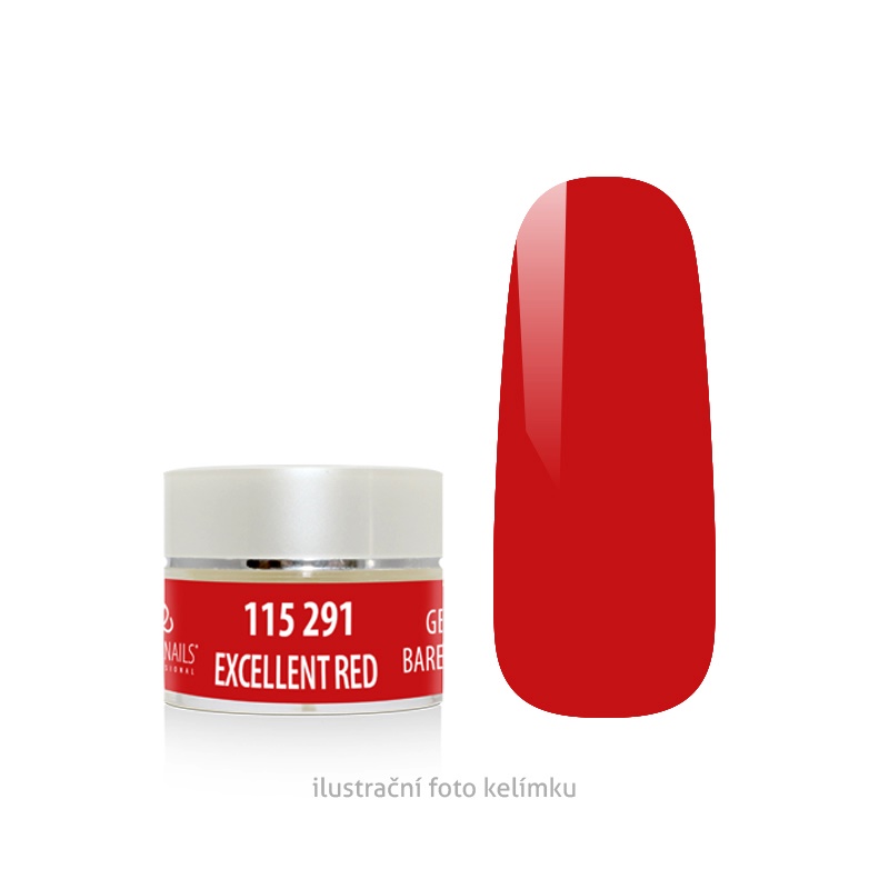 Barevný gel - EXCELLENT RED - 5 g