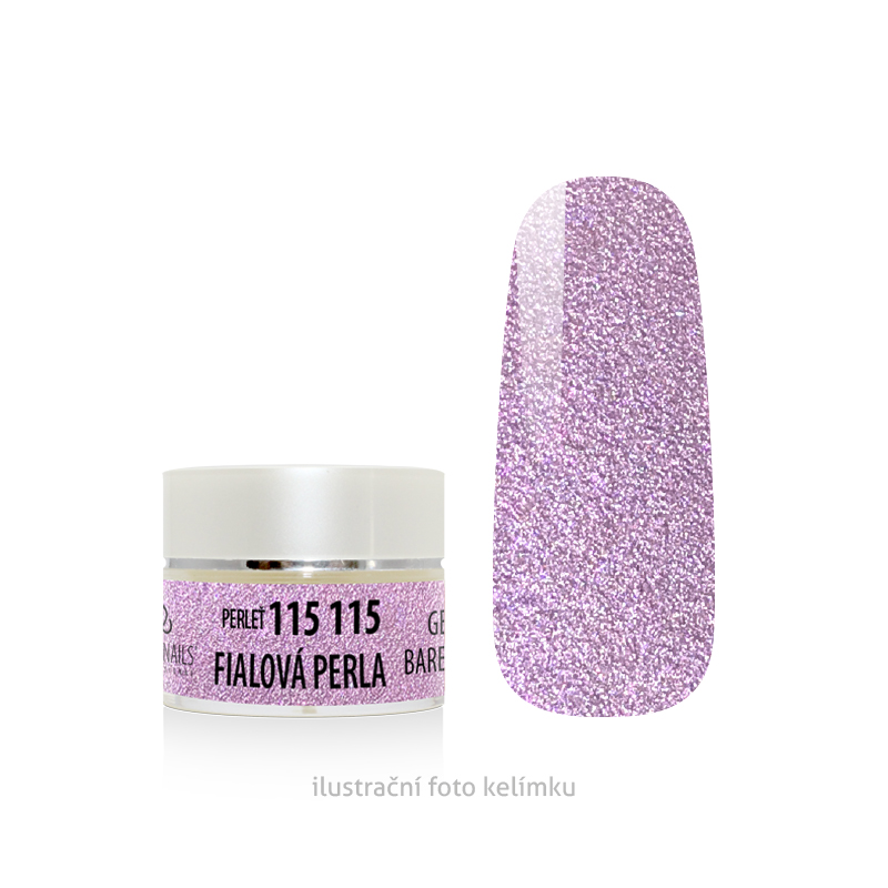 Barevný gel - Fialová perla perleť - 5 g 