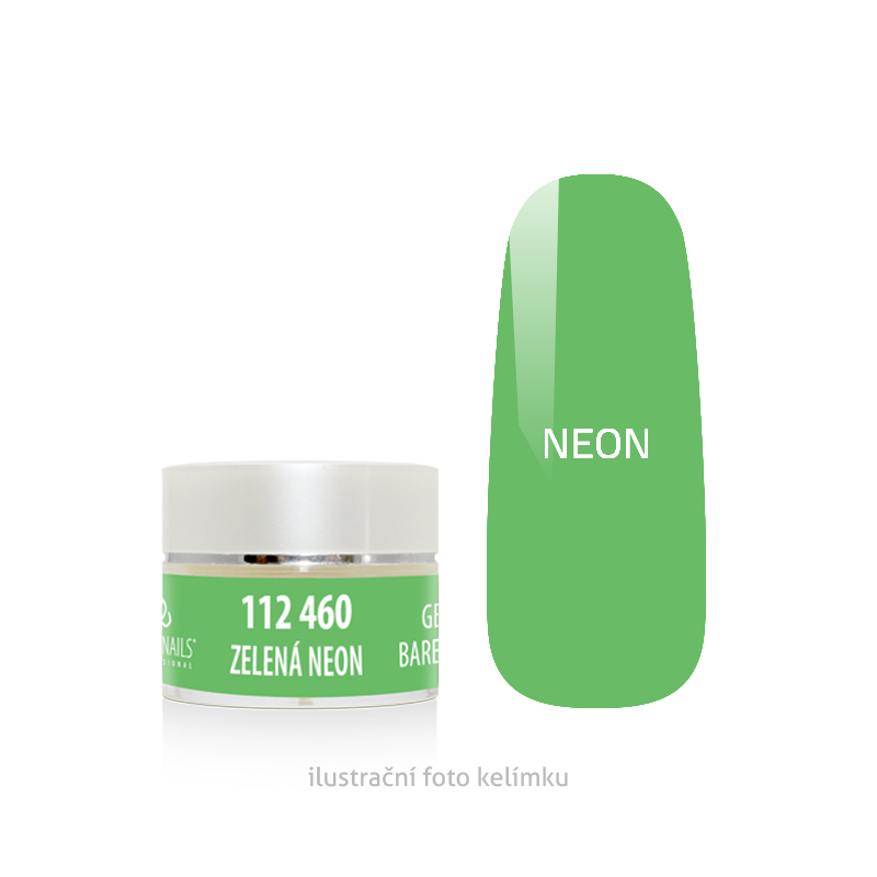 Barevný gel - Zelená neon - 5 g 