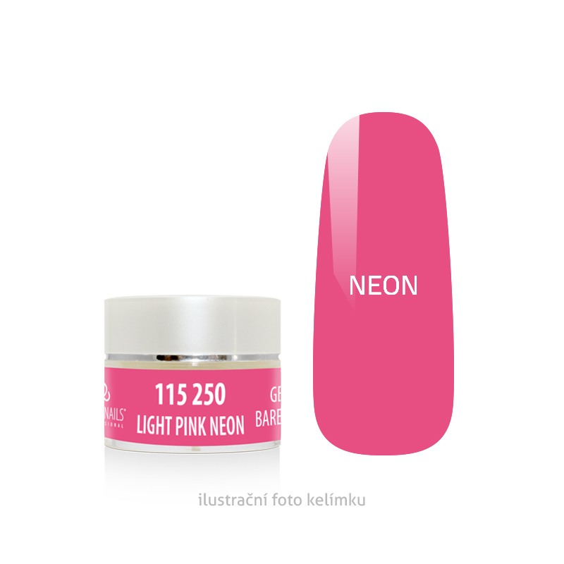 Barevný gel - LIGHT PINK neon - 5 g