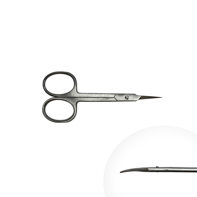 Nůžky manikúrní - 1,5cm - zahnuté mikro (10 cm)