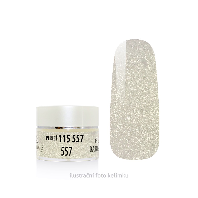 Barevný gel - č.557 - 5 g - zlatá perleť