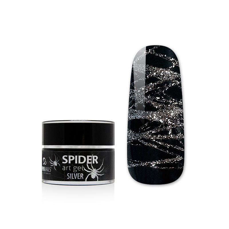 Spider art gel - Silver - 5 g