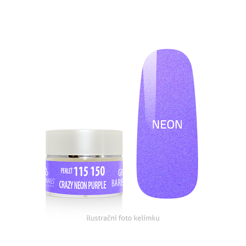 Barevný gel - Crazy Purple neon - 5 g
