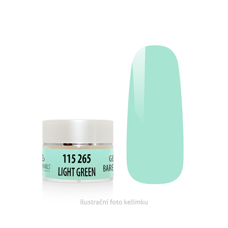 Barevný gel - LIGHT GREEN - 5 g