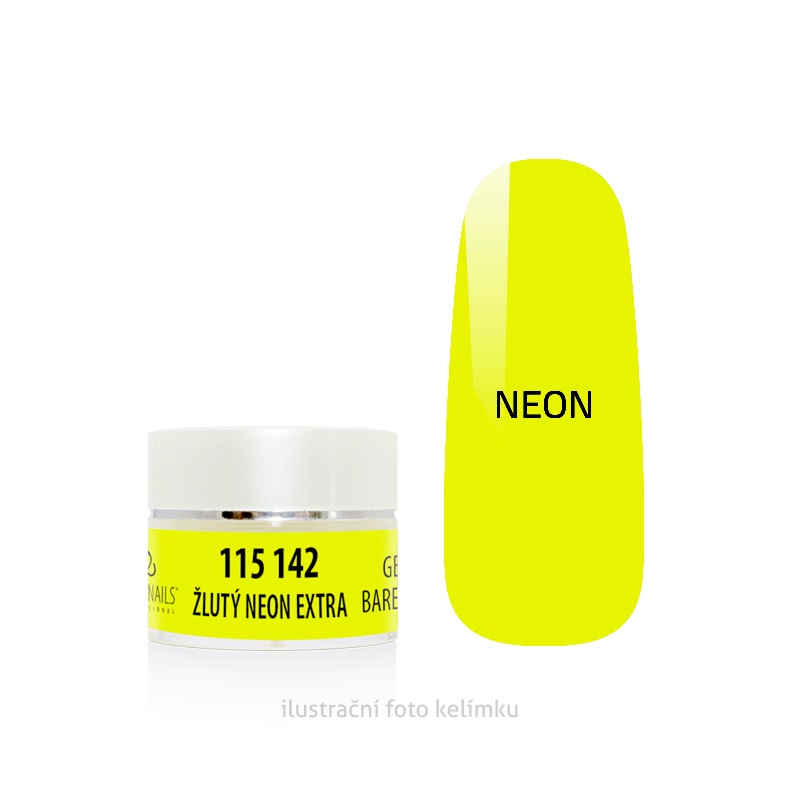 Barevný gel - Žlutá neon Extra - 5 g