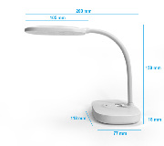UV/LED Lampa stolní aku - flexy 12W