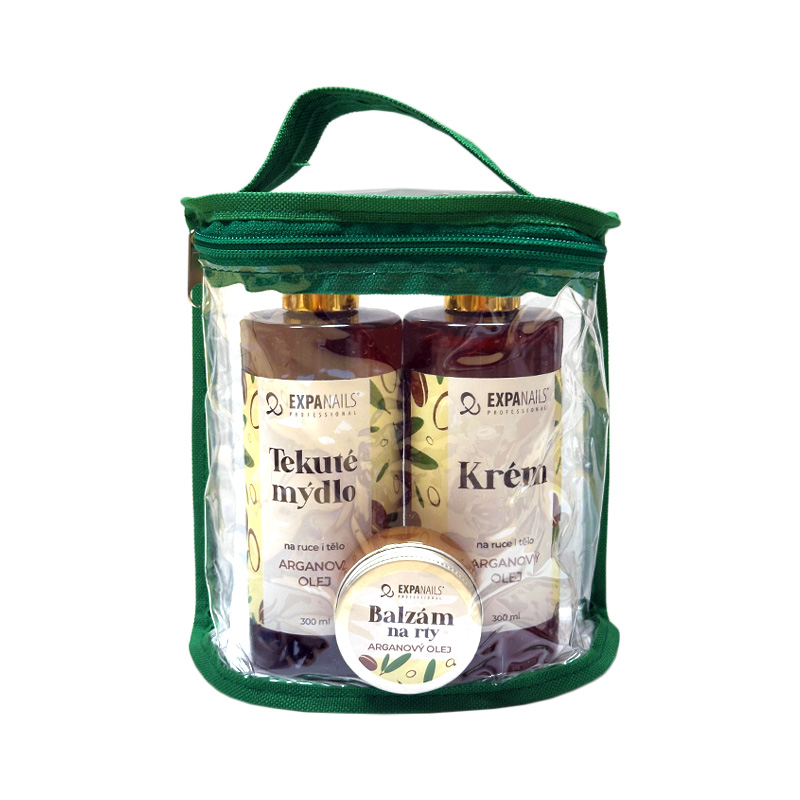 Sada - Tekuté mýdlo a krém Argan + balzám ZDARMA Sada - Tekuté mýdlo a krém Argan + balzám ZDARMA